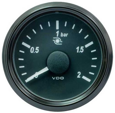 VDO SingleViu Turbo Pressure Gauge 2bar